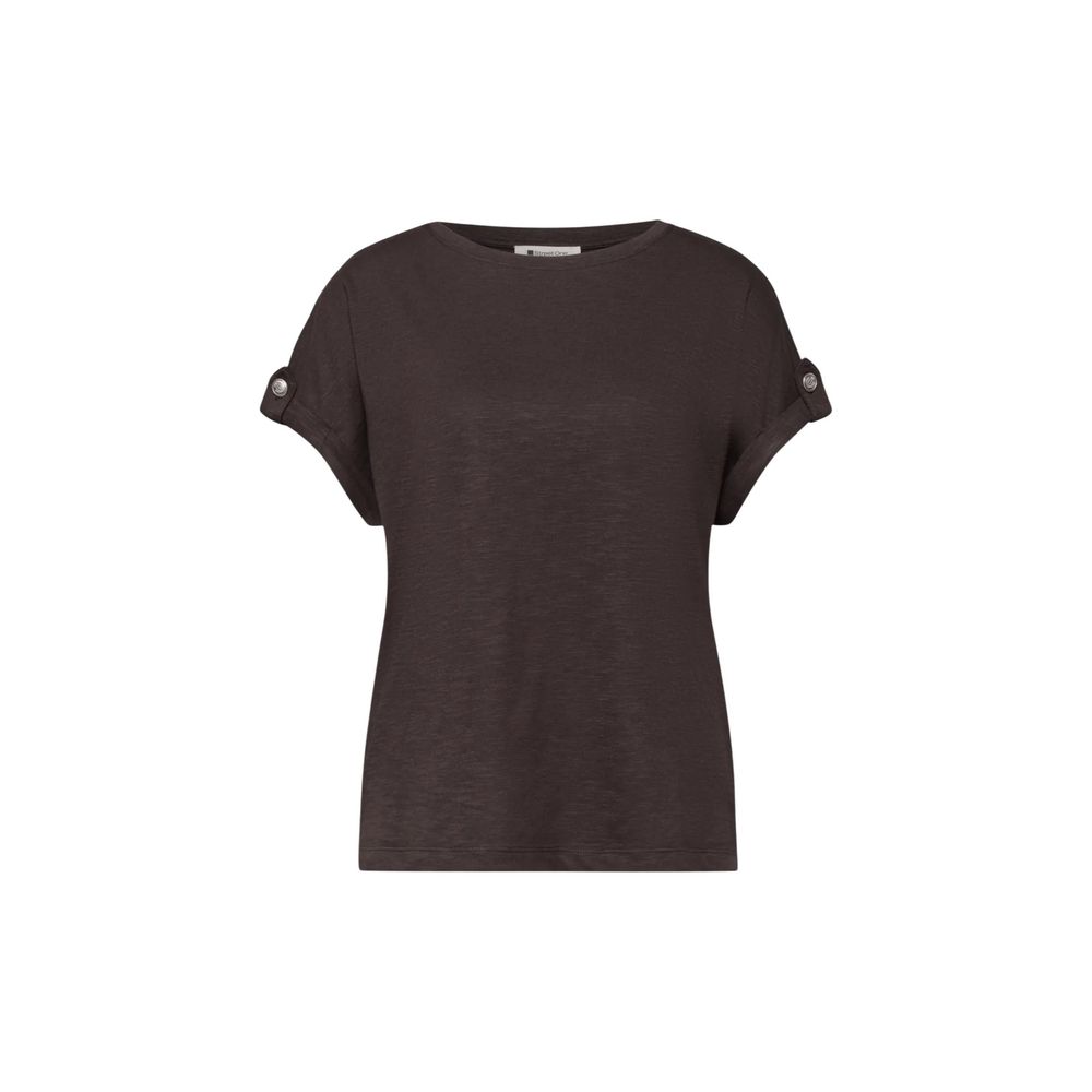 Street One Brown Cotton T-Shirt | Regal Royce