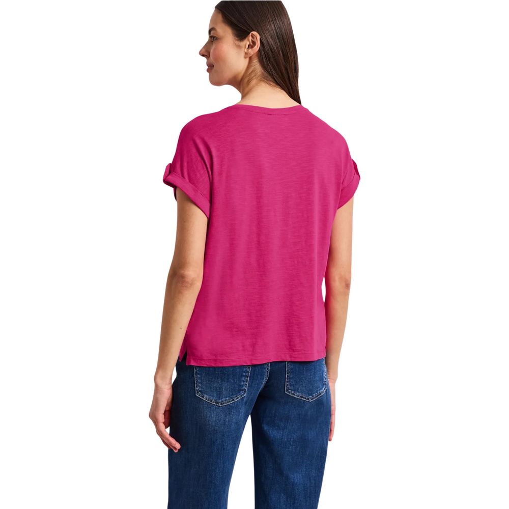 Street One Pink Cotton T-Shirt | Regal Royce