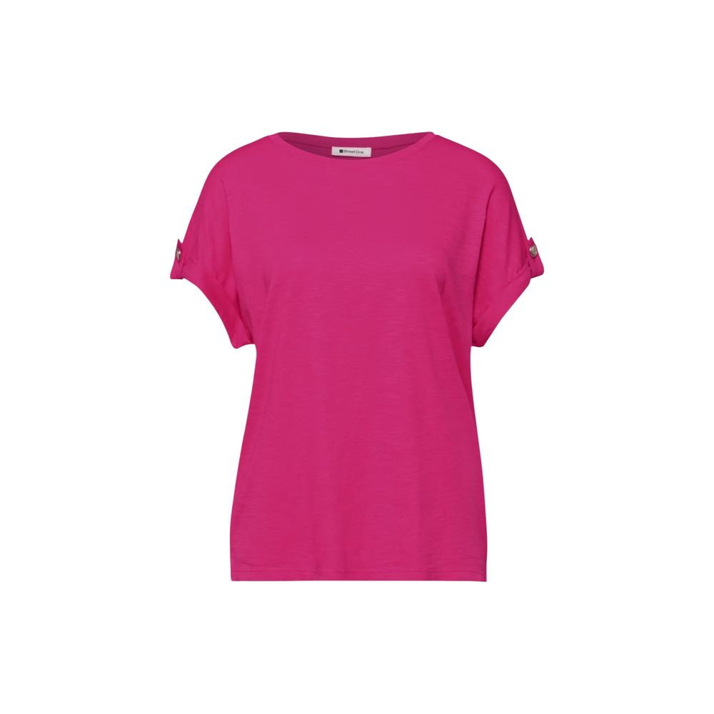Street One Pink Cotton T-Shirt | Regal Royce