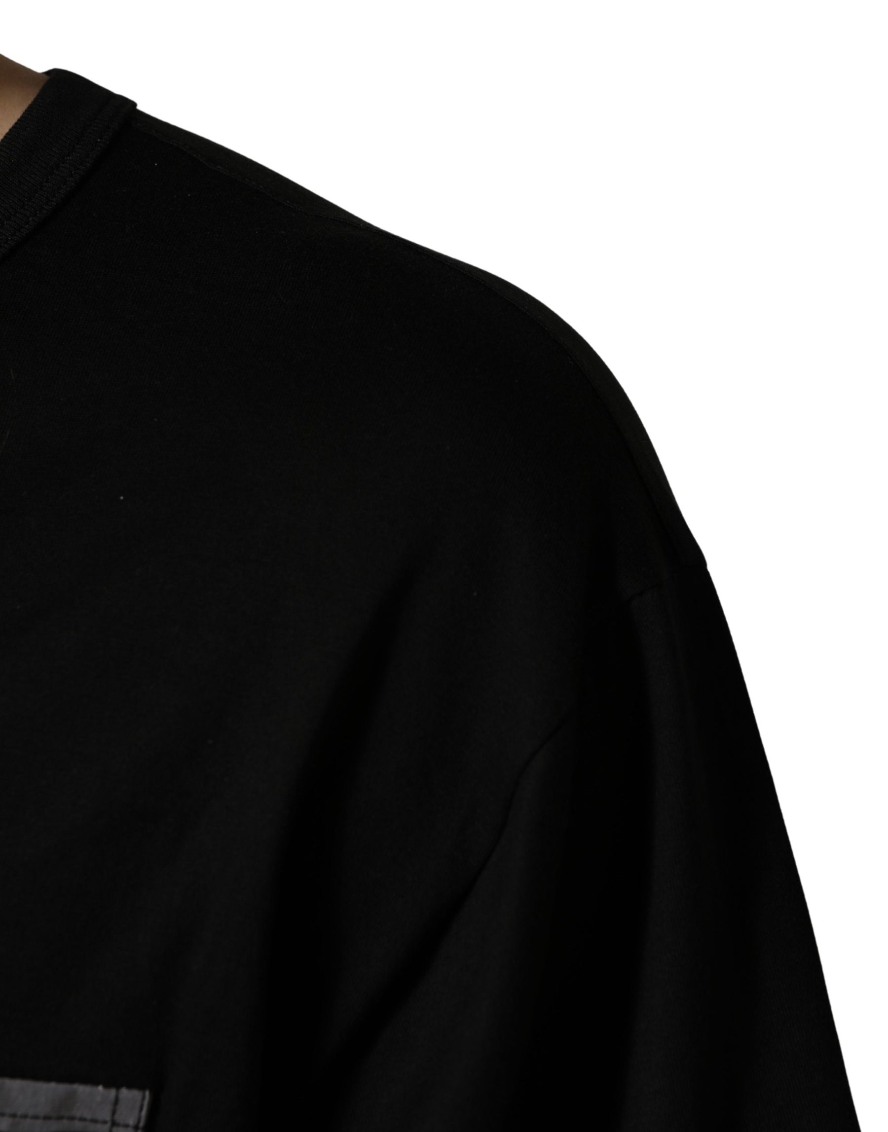 Dolce & Gabbana Black Camouflage Pocket Oversized T-shirt | Regal Royce