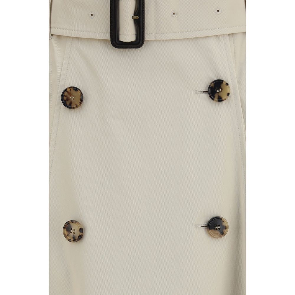 Burberry Beige Cotton Midi Skirt | Regal Royce