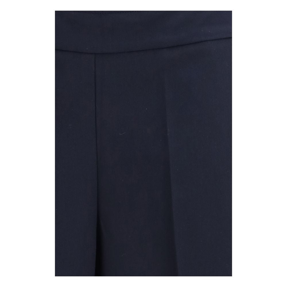 Avenue Montaigne Blue Polyester Casual Pants | Regal Royce