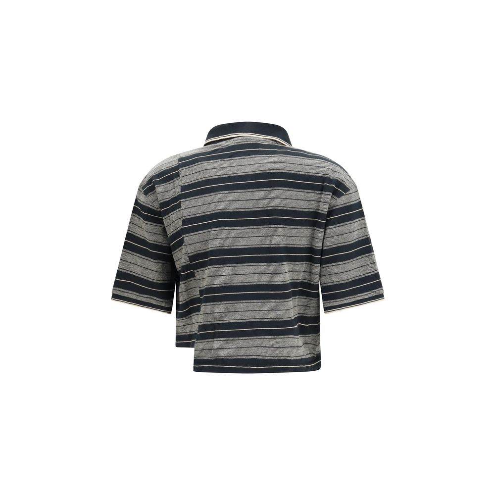 Marant Etoile Black Cotton Polo Shirt | Regal Royce