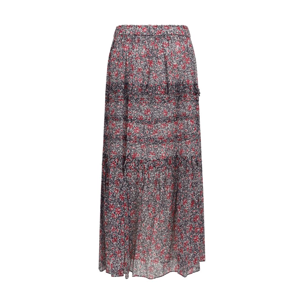 Marant Etoile Purple Cotton Long Skirt | Regal Royce