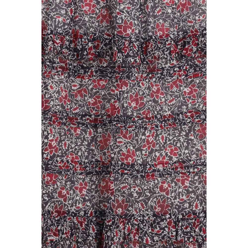 Marant Etoile Purple Cotton Long Skirt | Regal Royce