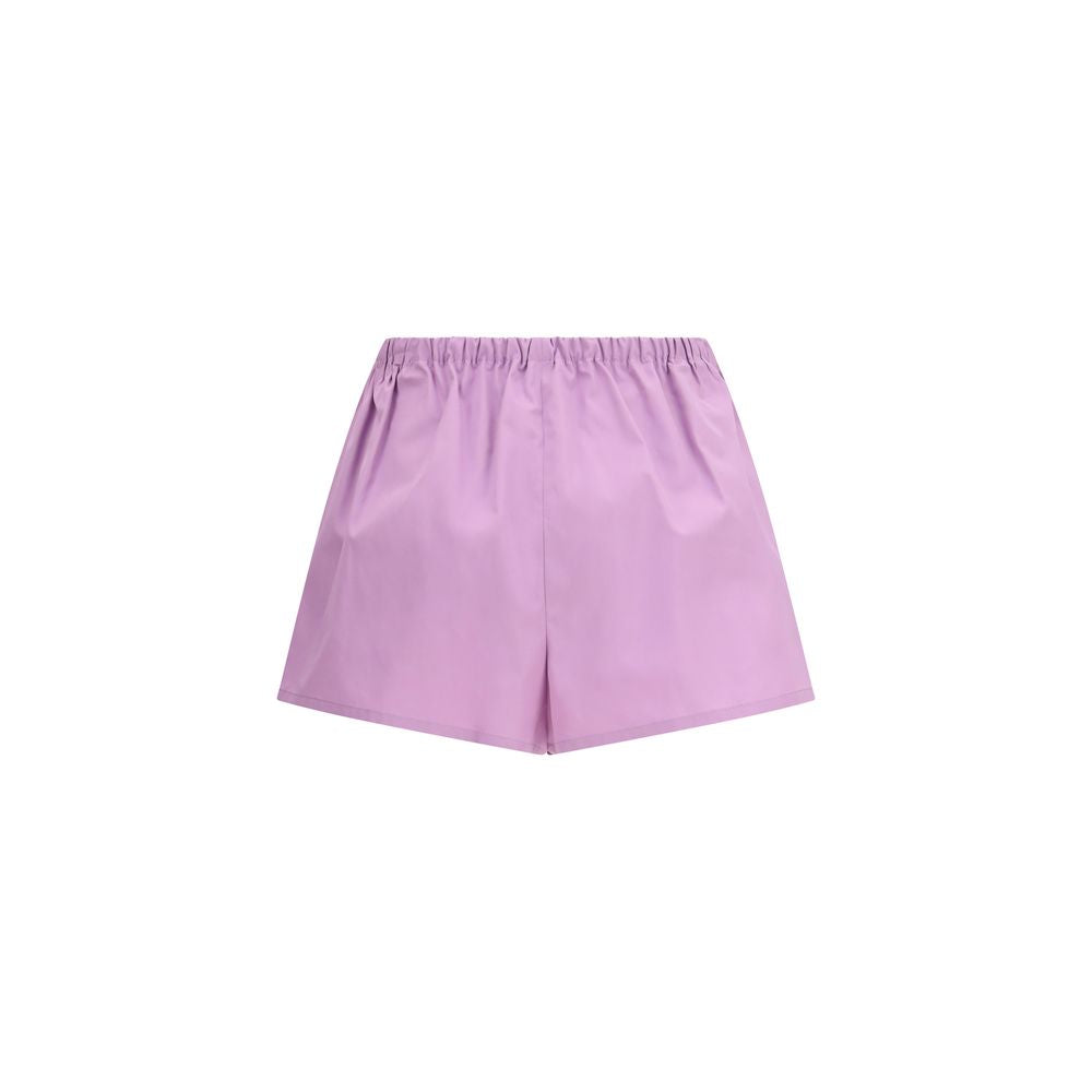 Prada Purple Cotton Bermuda Shorts | Regal Royce