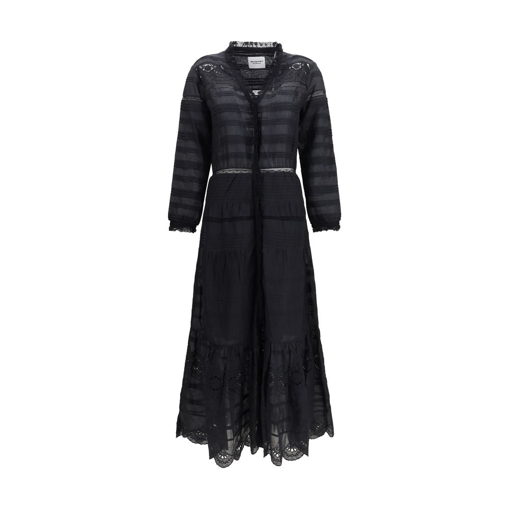 Marant Etoile Black Cotton Casual Dress | Regal Royce