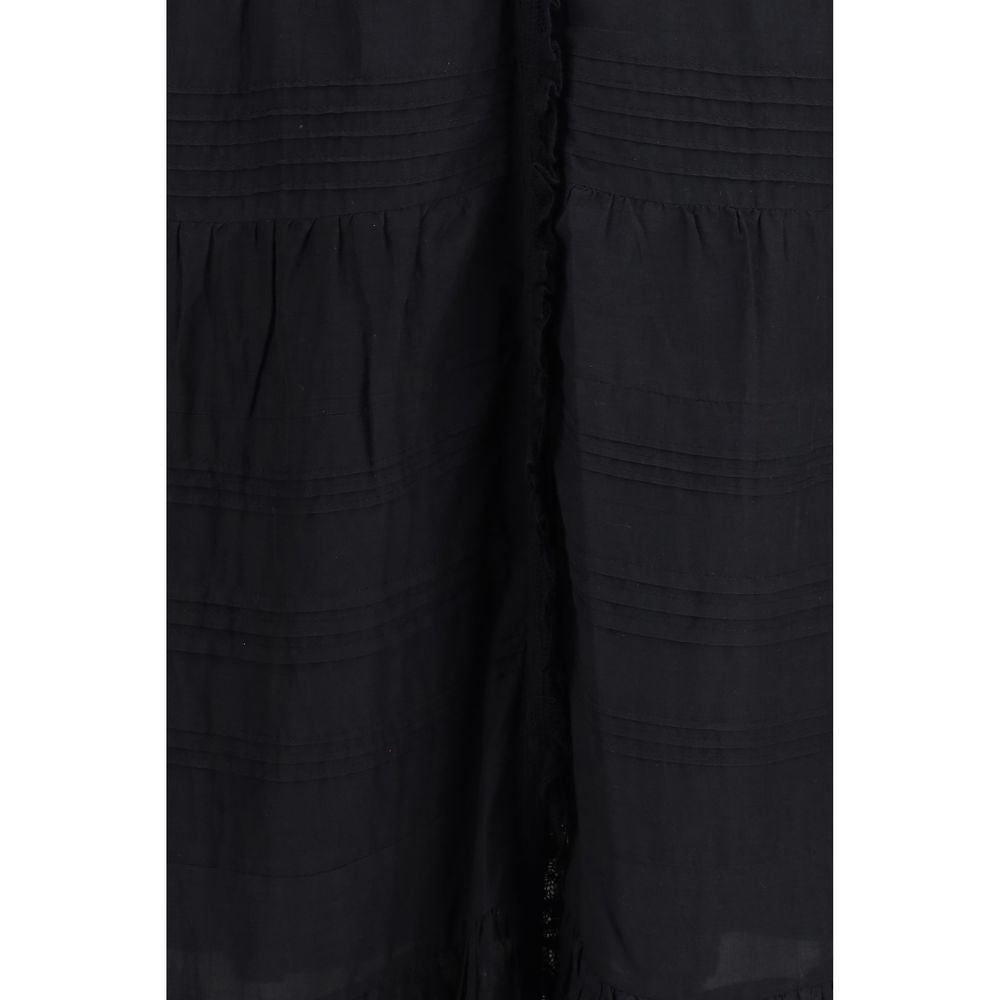 Marant Etoile Black Cotton Casual Dress | Regal Royce