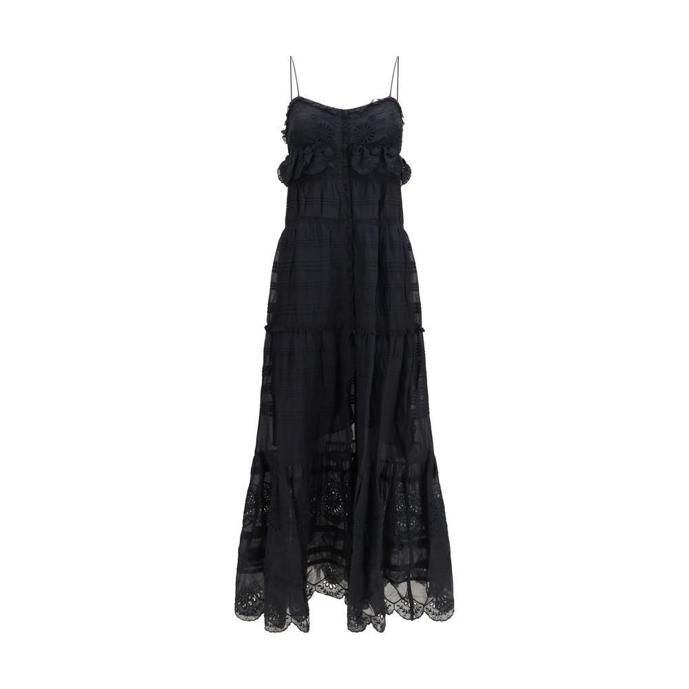 Marant Etoile Black Cotton Casual Dress | Regal Royce