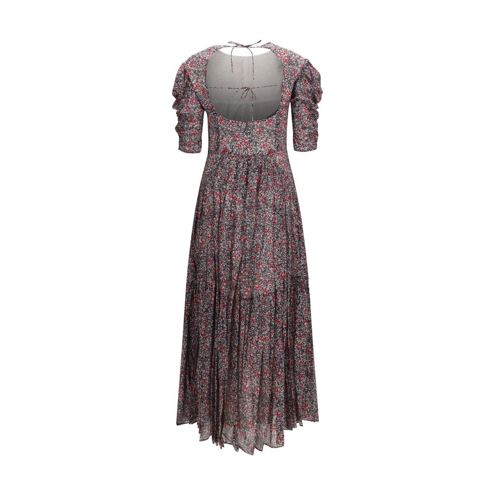 Marant Etoile Purple Cotton Casual Dress | Regal Royce