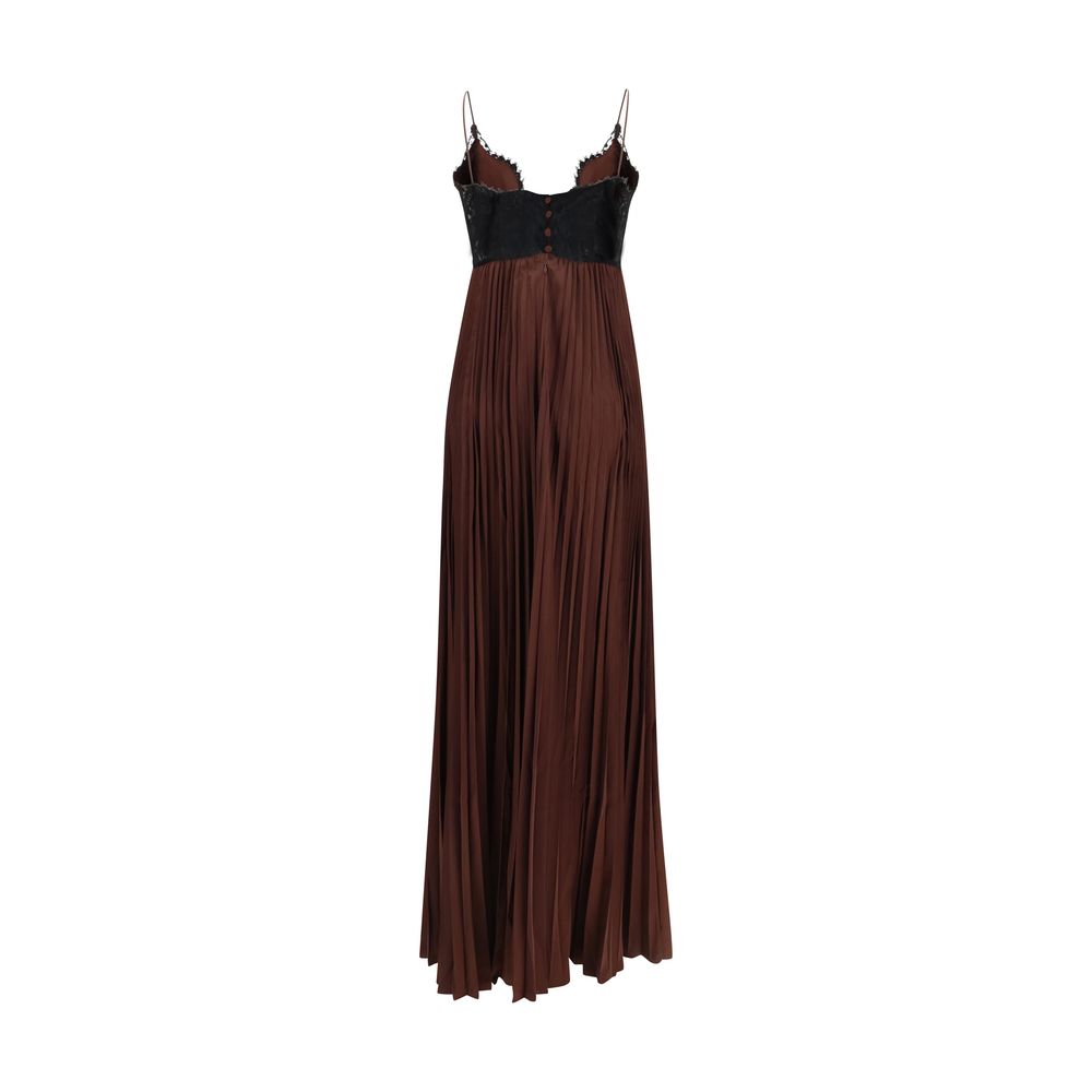 Self-Portrait Brown Polyester Casual Dress | Regal Royce