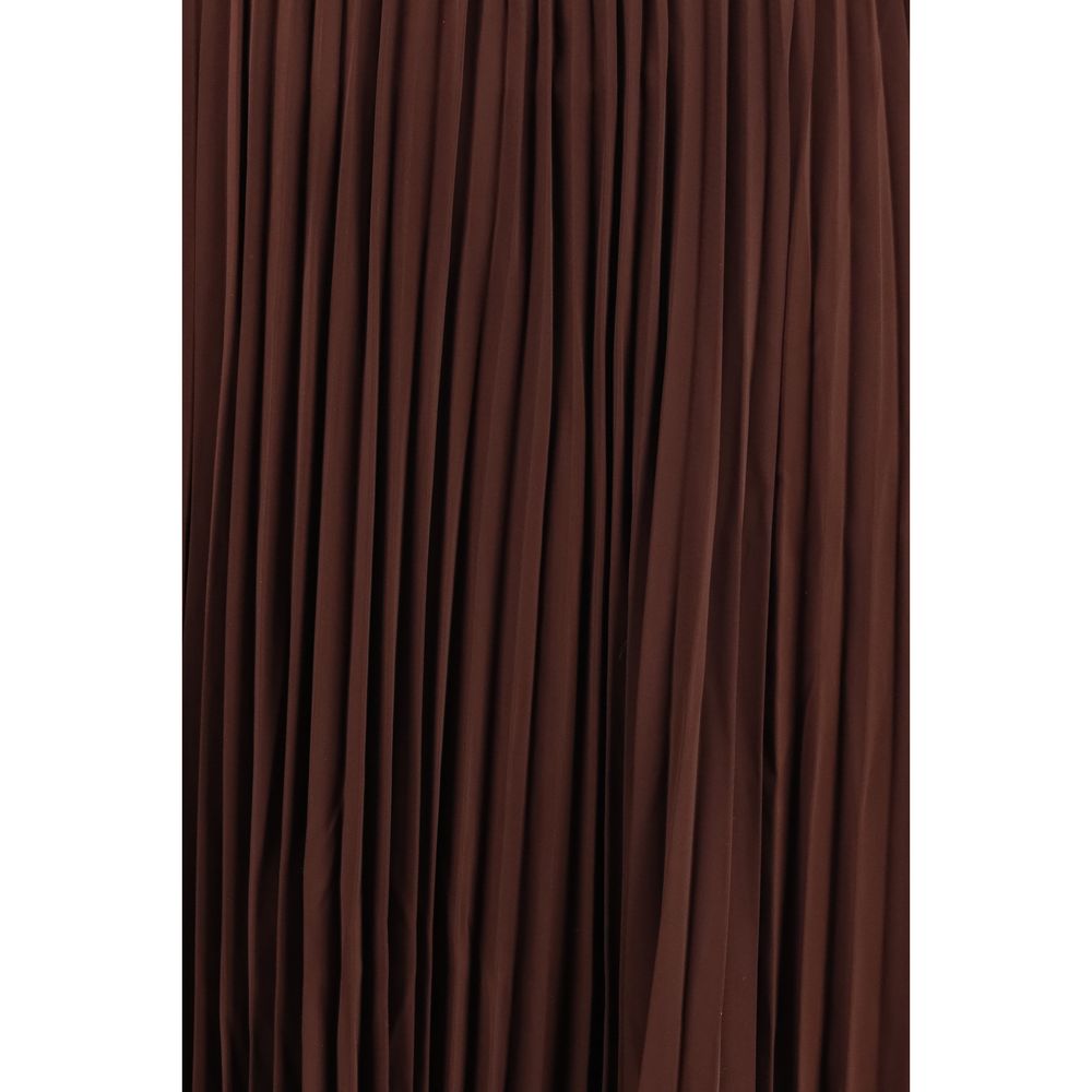 Self-Portrait Brown Polyester Casual Dress | Regal Royce