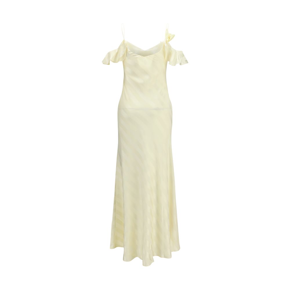 Self-Portrait Bicolor Polyester Casual Dress