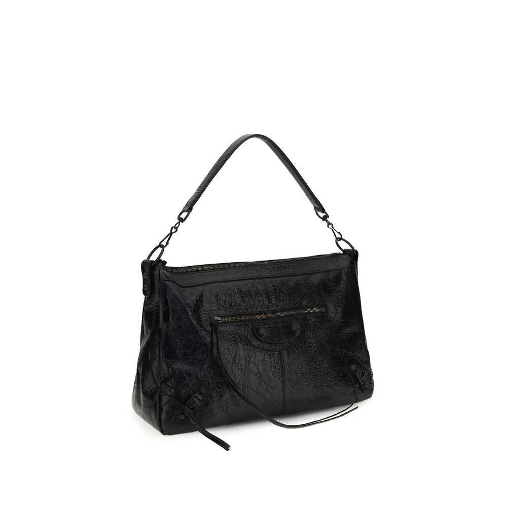 Balenciaga Black Lamb Ovis Aries Aries Shoulder Bag | Regal Royce