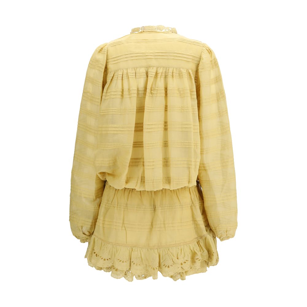 Marant Etoile Bicolor Cotton Casual Dress | Regal Royce