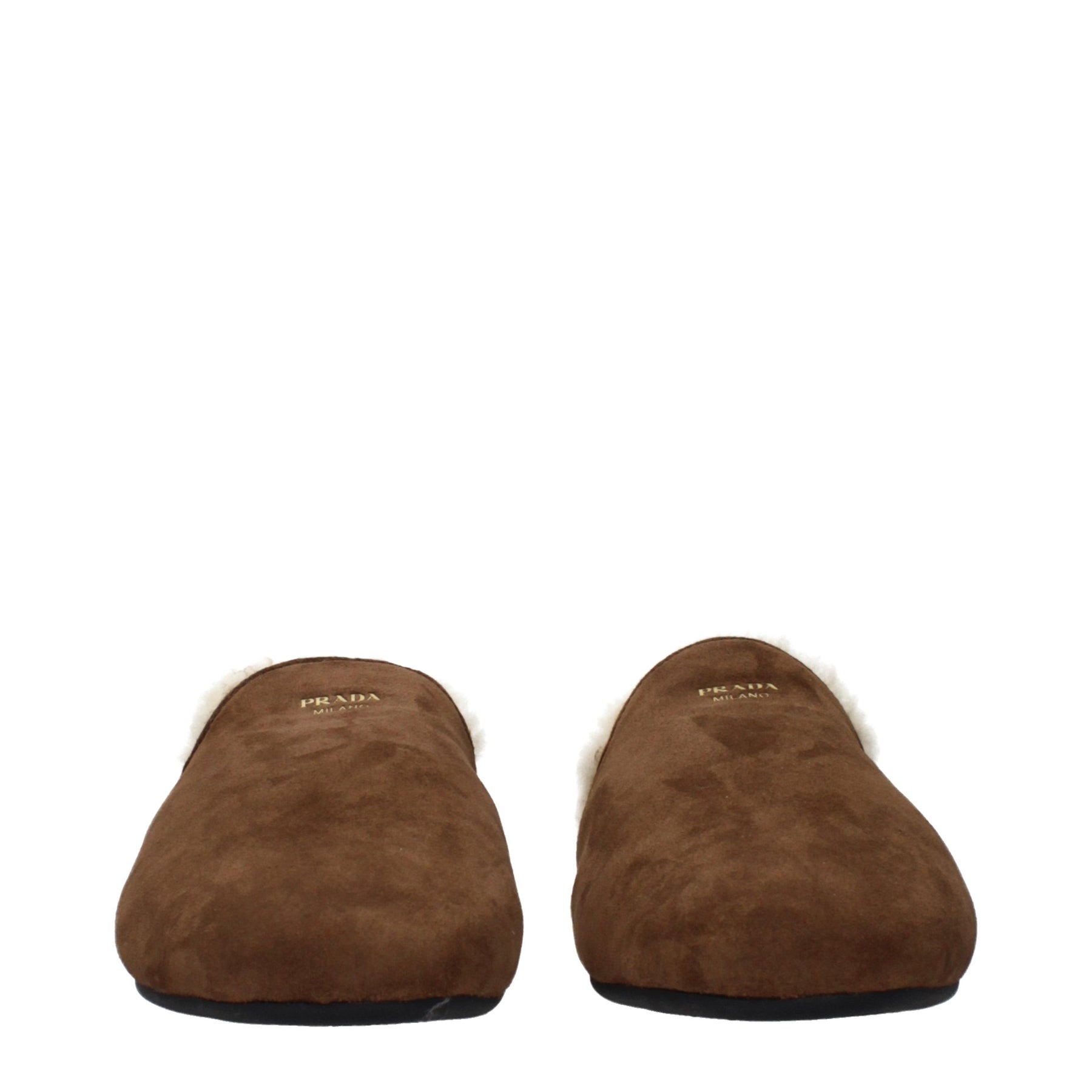 Prada Brown Leather Slippers | Regal Royce