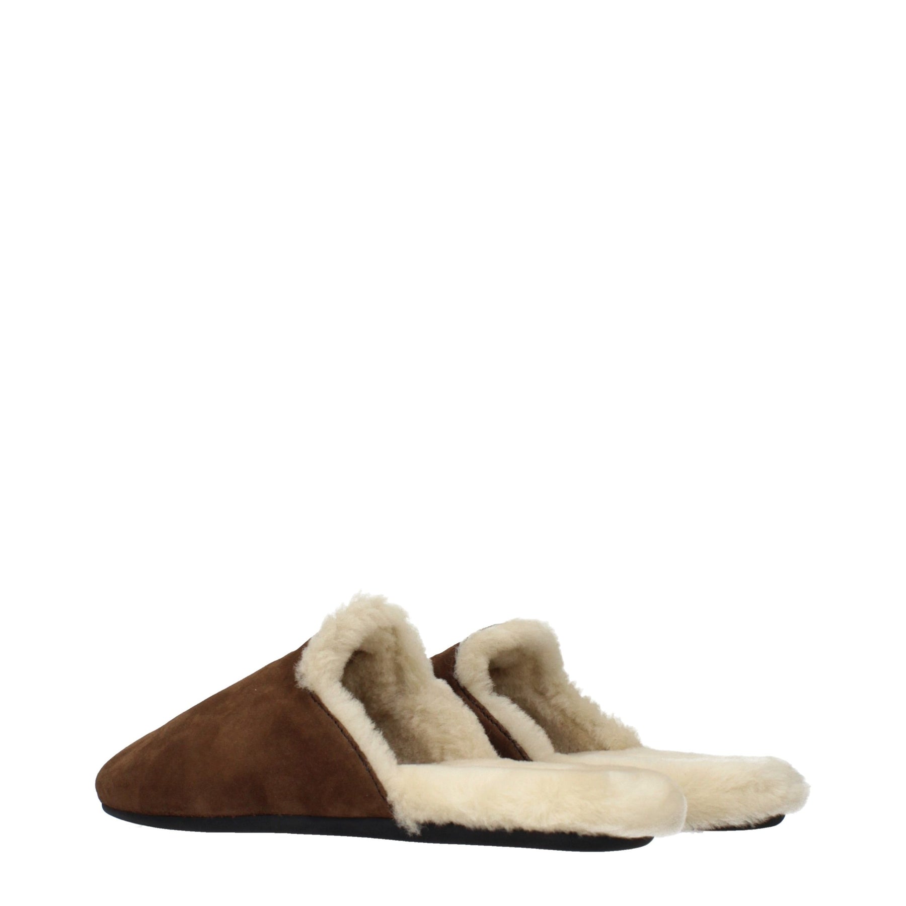 Prada Brown Leather Slippers | Regal Royce