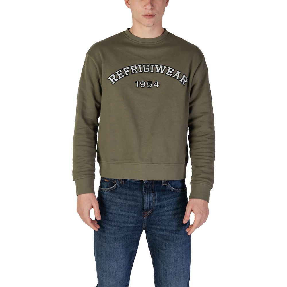 Refrigiwear Green Cotton Sweatshirt | Regal Royce