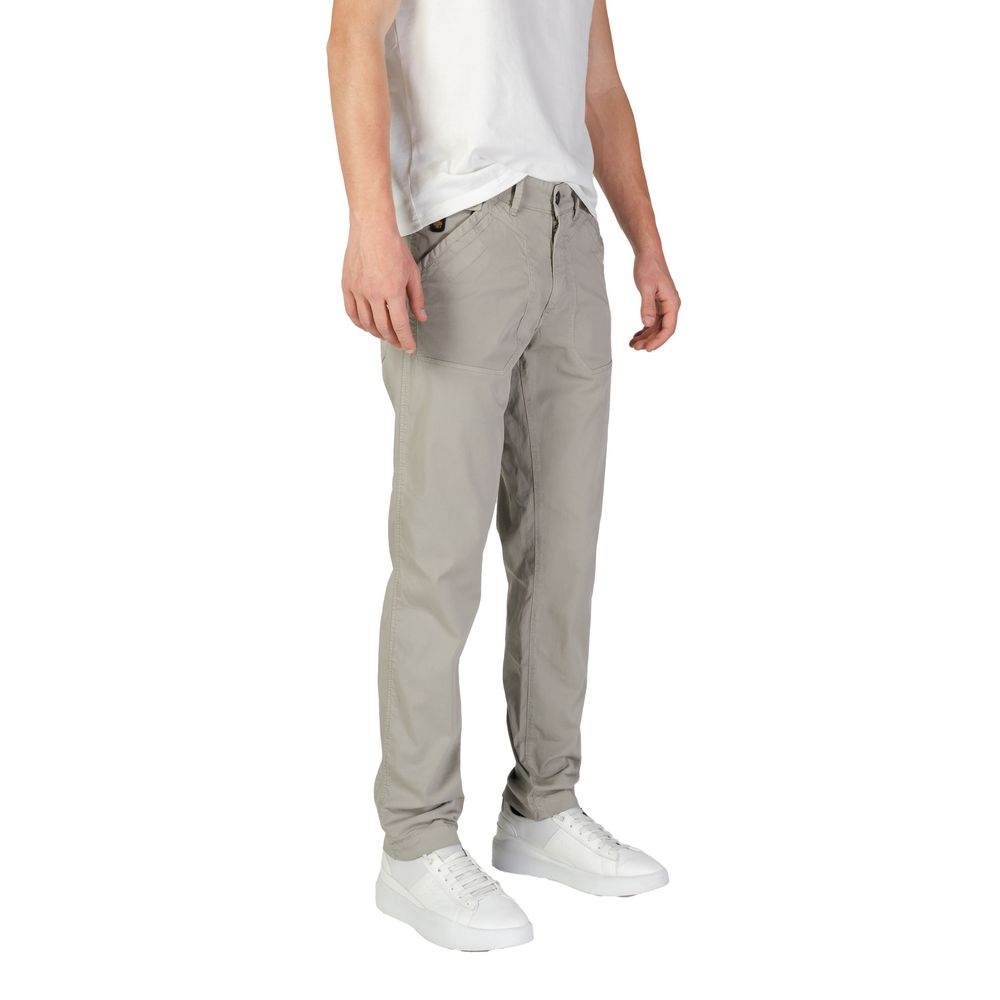 Refrigiwear Gray Cotton Casual Pants | Regal Royce
