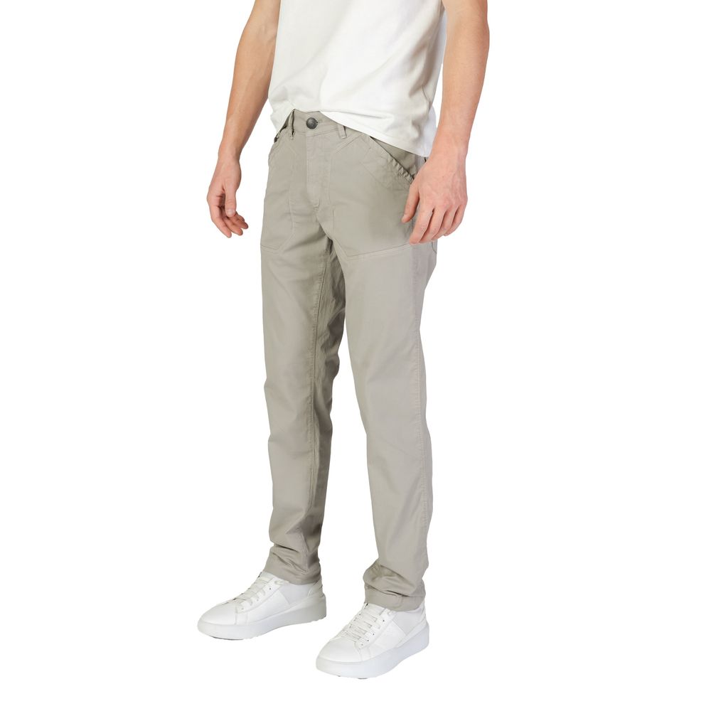 Refrigiwear Gray Cotton Casual Pants | Regal Royce