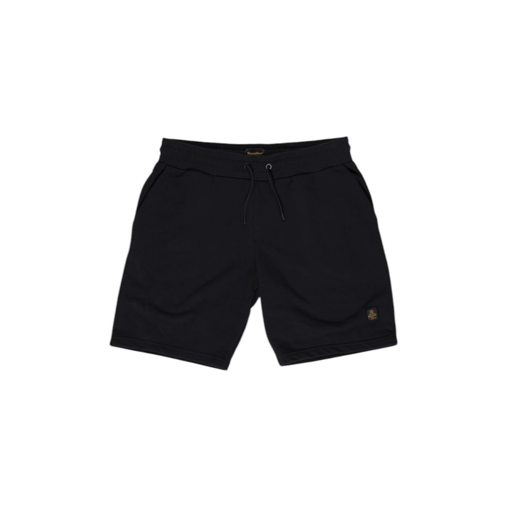 Refrigiwear Black Cotton Bermuda Shorts | Regal Royce