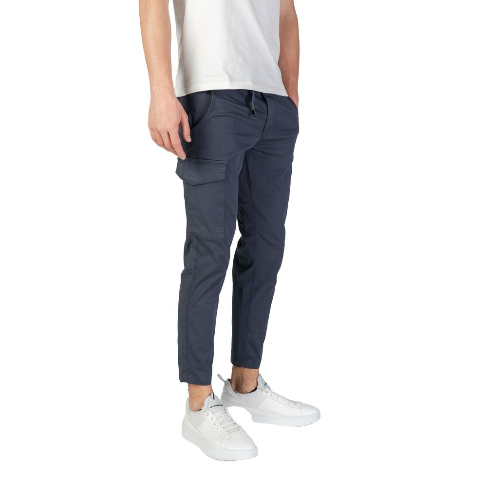 Refrigiwear Blue Cotton Cargo Pants | Regal Royce