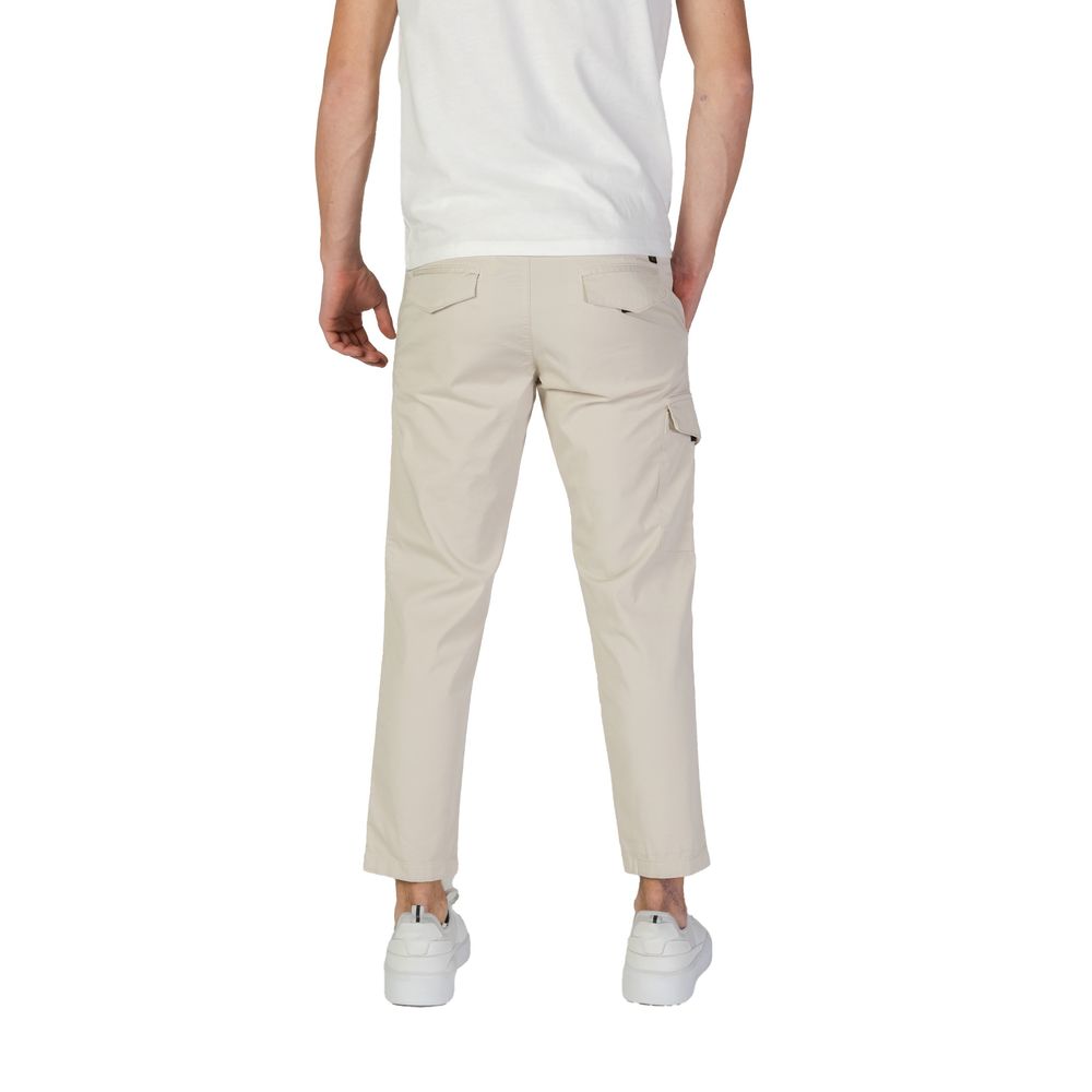 Refrigiwear Beige Cotton Cargo Pants | Regal Royce
