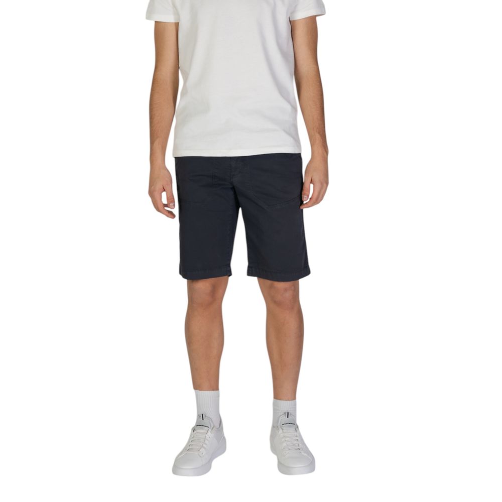 Refrigiwear Blue Cotton Bermuda Shorts | Regal Royce