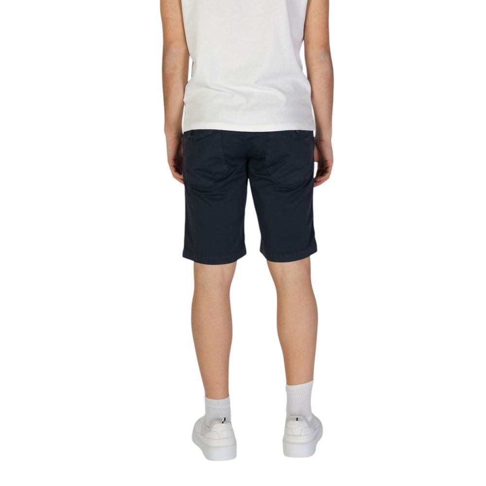 Refrigiwear Blue Cotton Bermuda Shorts | Regal Royce