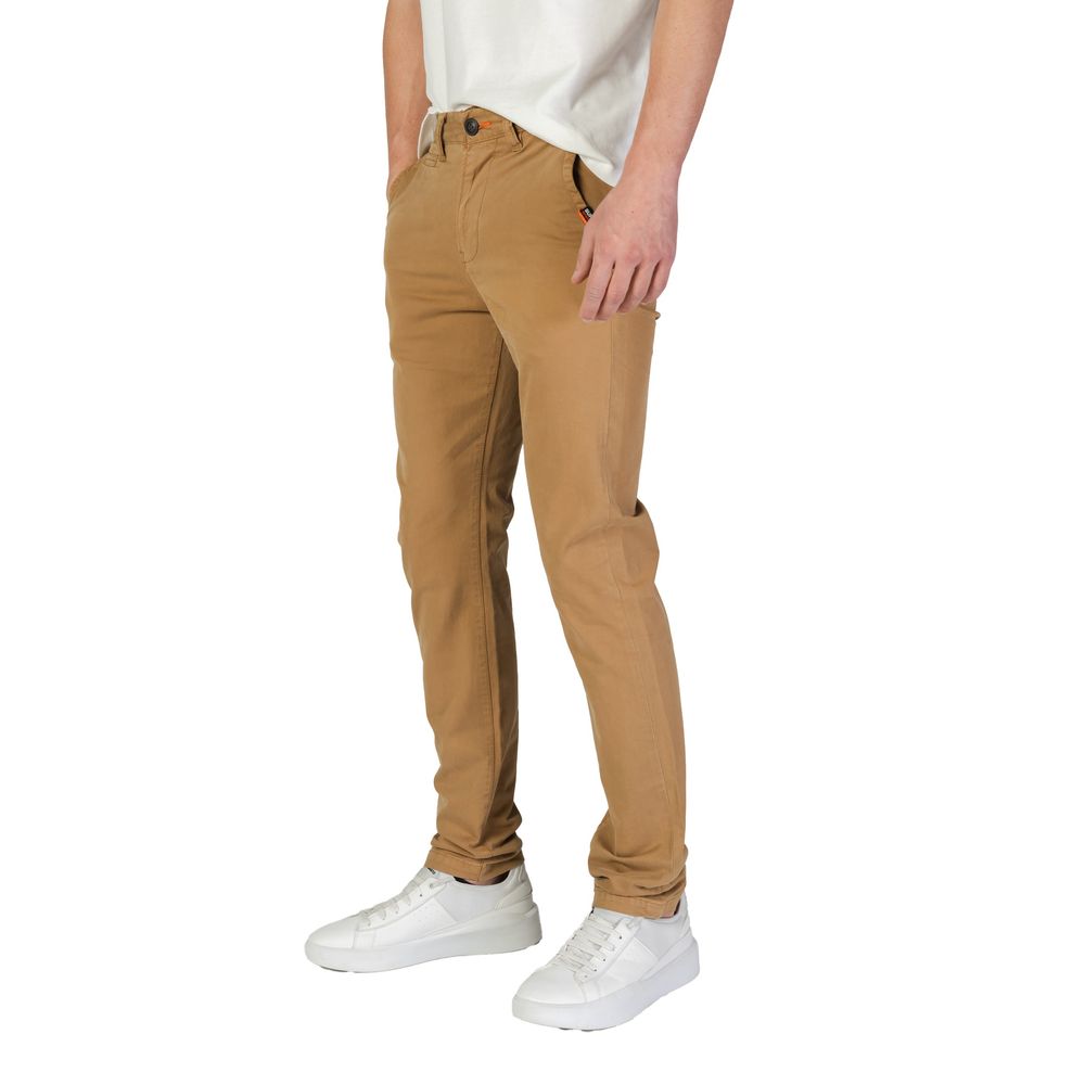 Superdry Beige Cotton Skinny Pants | Regal Royce