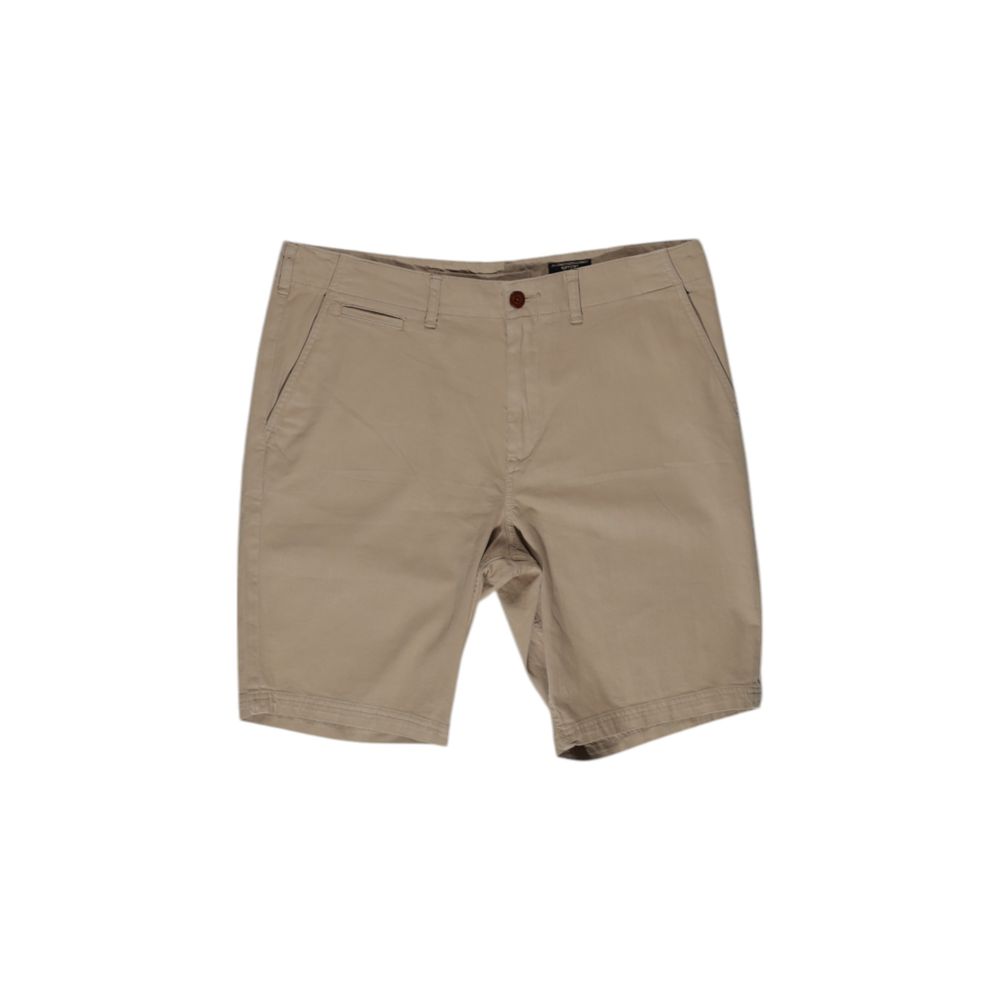 Superdry Beige Cotton Bermuda Shorts | Regal Royce