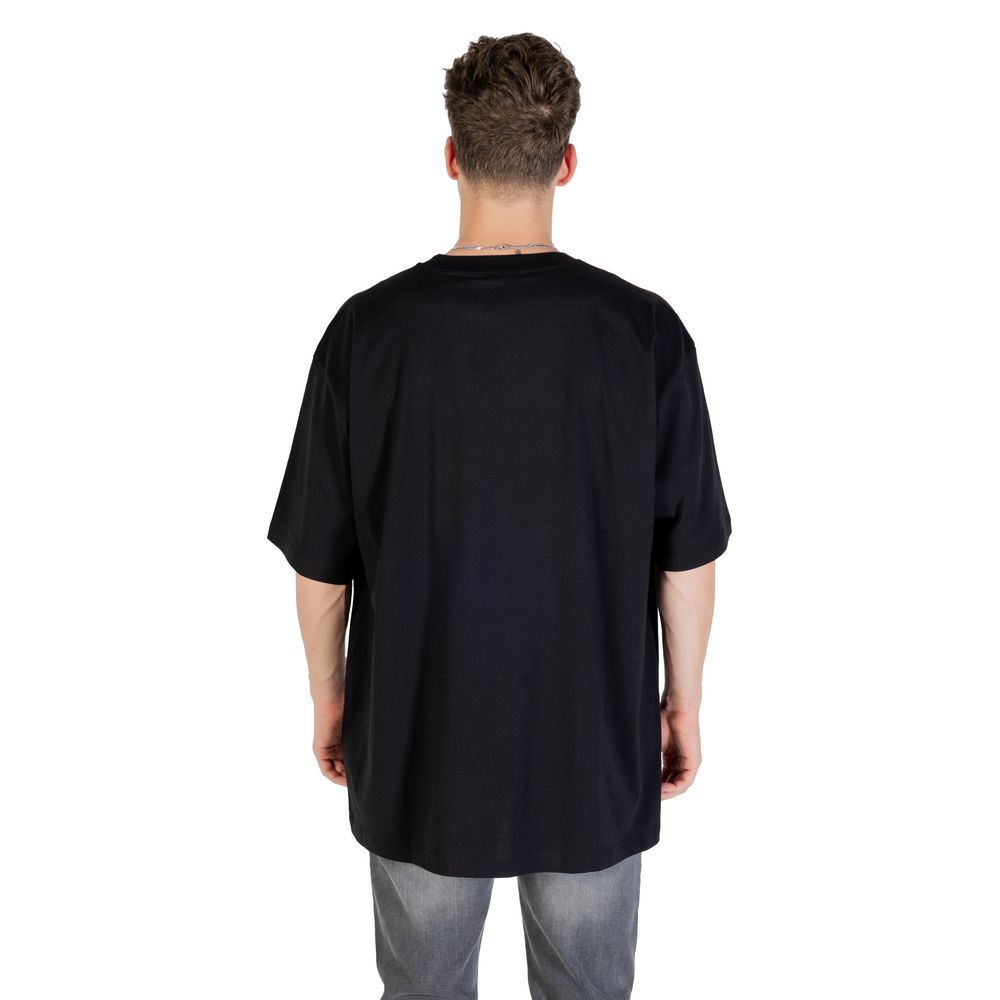 Versace Jeans Black Cotton T-Shirt | Regal Royce