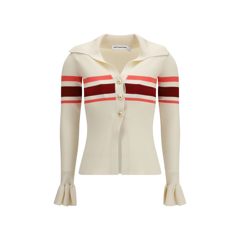 Self-Portrait Beige Viscose Blouse | Regal Royce