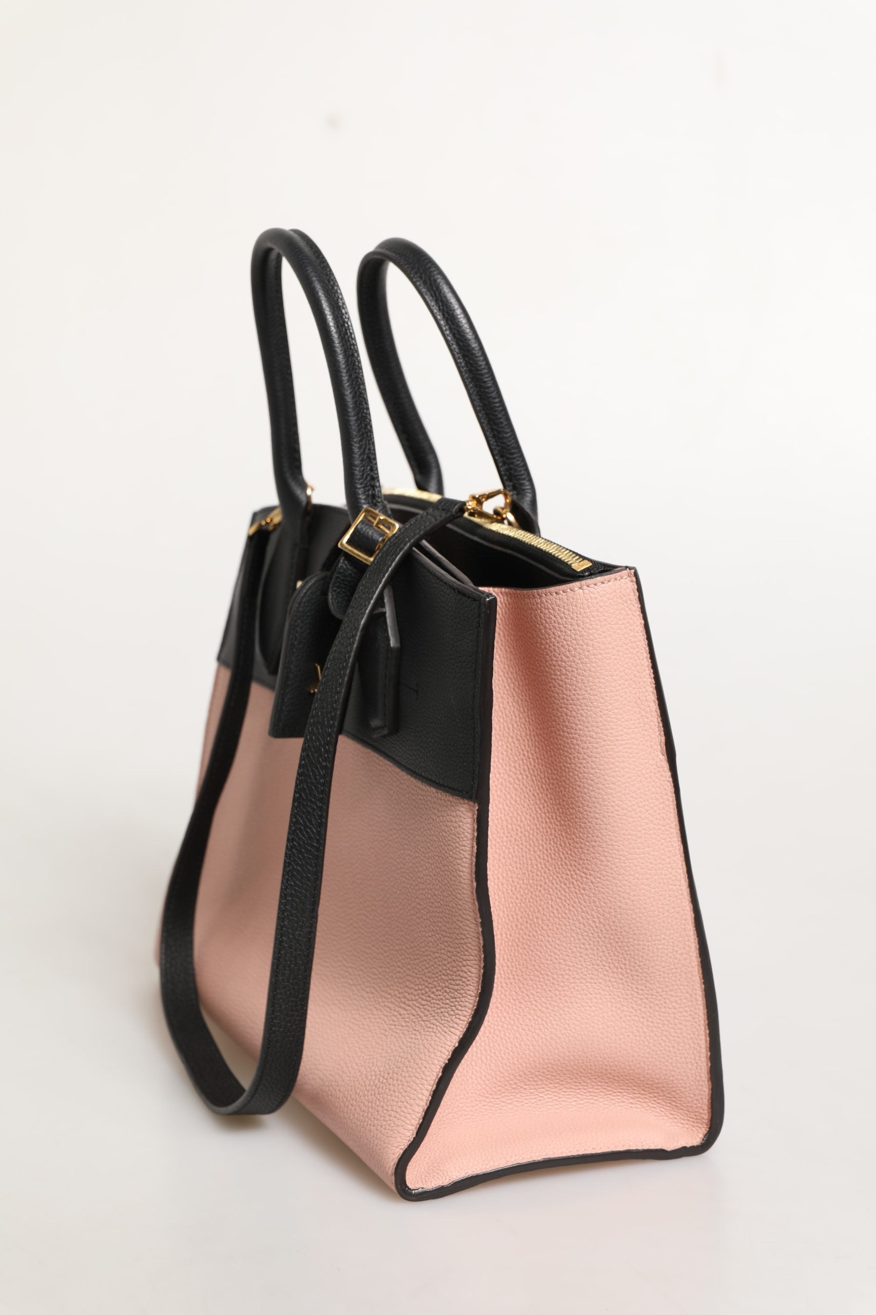 Louis Vuitton Pink and Black Leather City Steamer Leather Handbag | Regal Royce