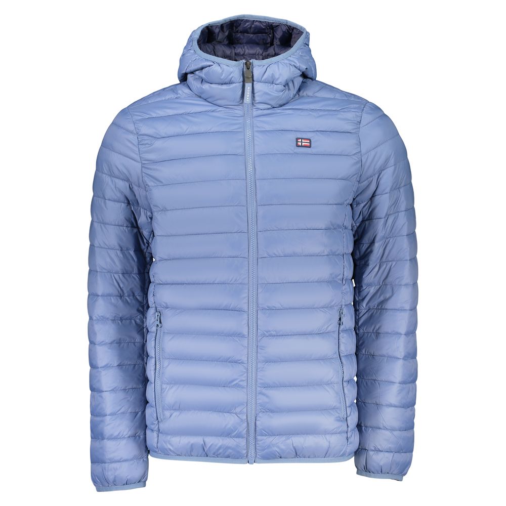 Norway 1963 Blue Polyamide Men Jacket | Regal Royce