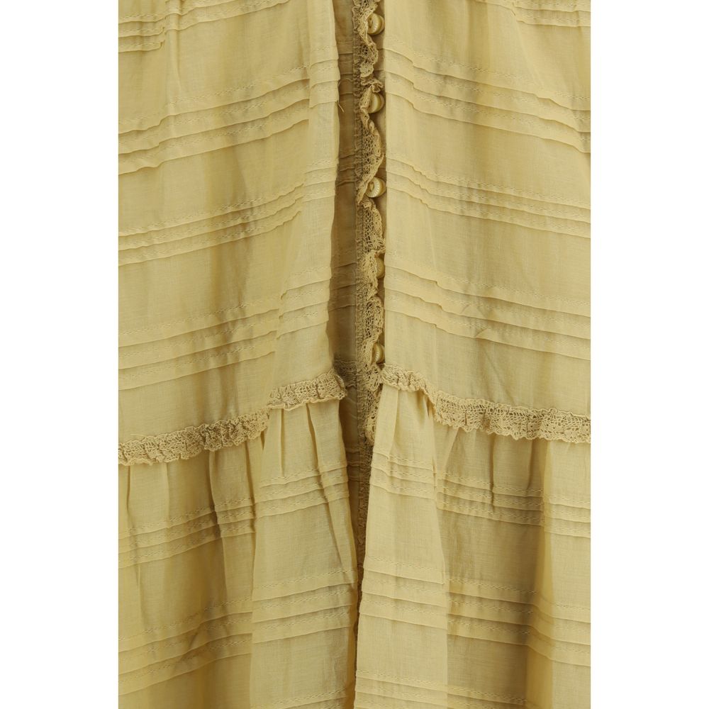 Marant Etoile Beige Cotton Casual Dress | Regal Royce