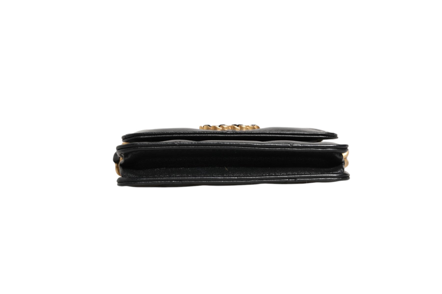 Chanel 19 Flap Coin Purse Quilted Leather Black Crossbody | Regal Royce