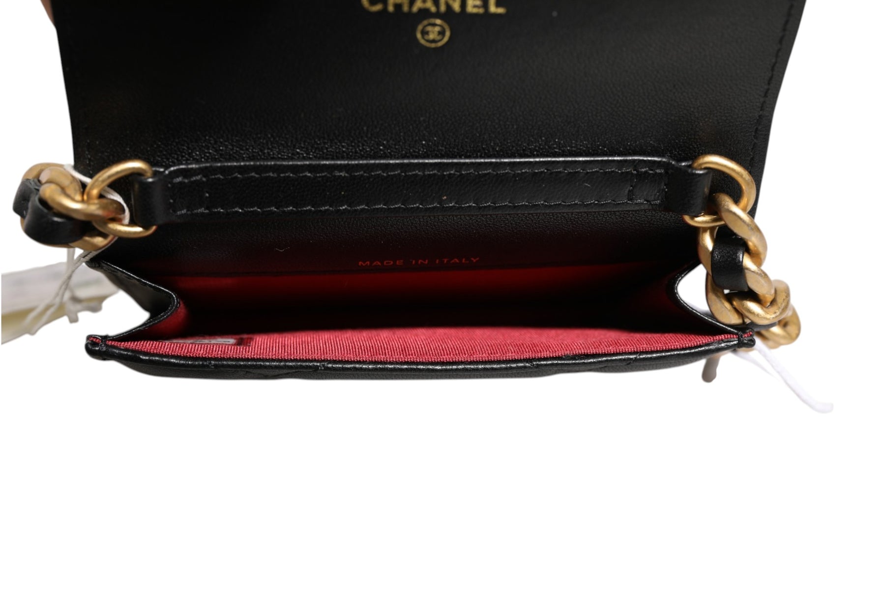Chanel 19 Flap Coin Purse Quilted Leather Black Crossbody | Regal Royce