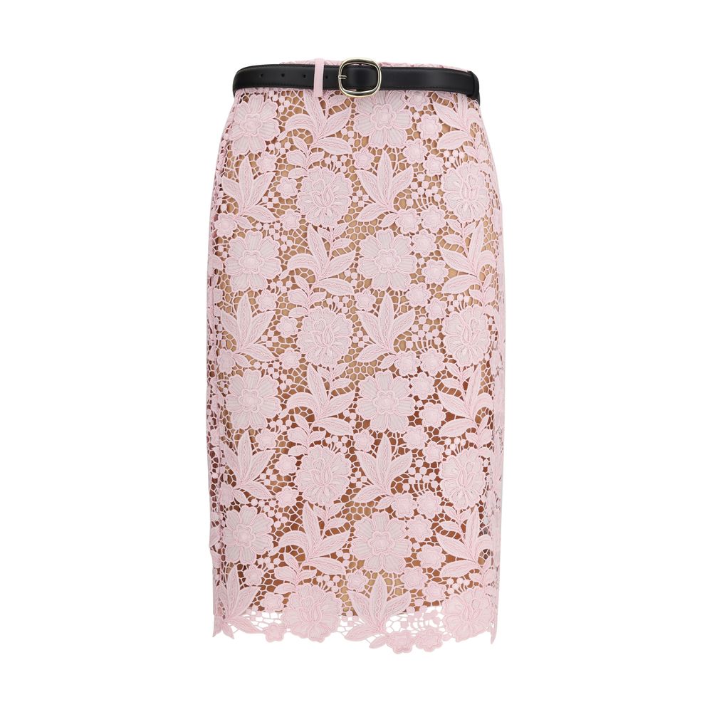 Self-Portrait Multicolor Polyester Midi Skirt | Regal Royce