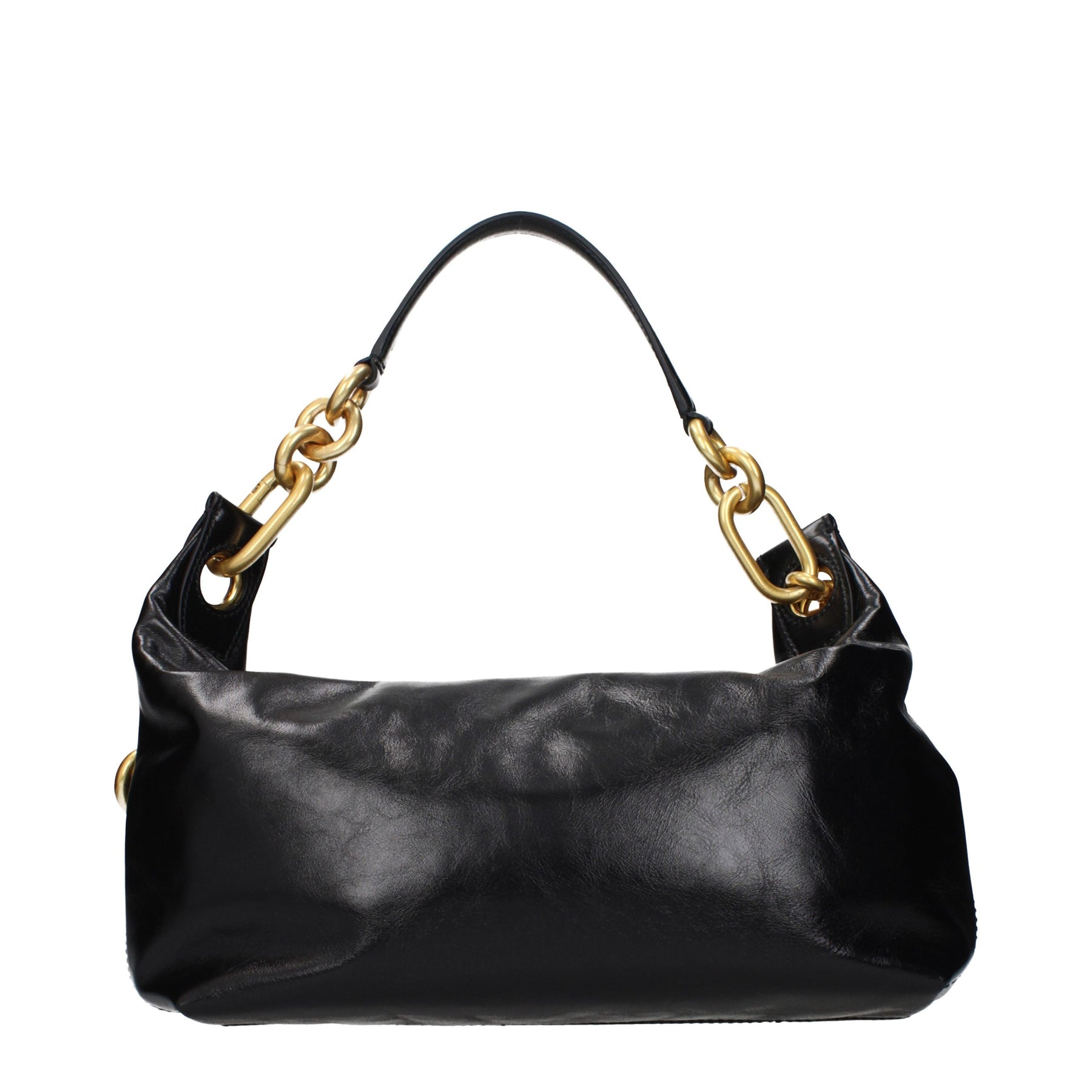 Balmain Black Leather Shoulder Bag | Regal Royce