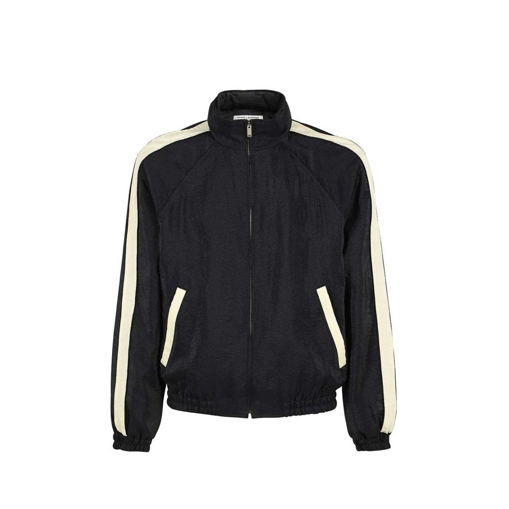 Saint Laurent Black Polyamide Bomber | Regal Royce