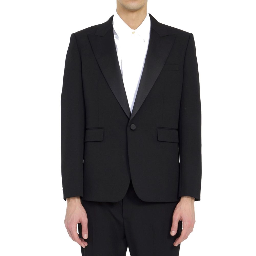 Saint Laurent Black Wool Blazer | Regal Royce