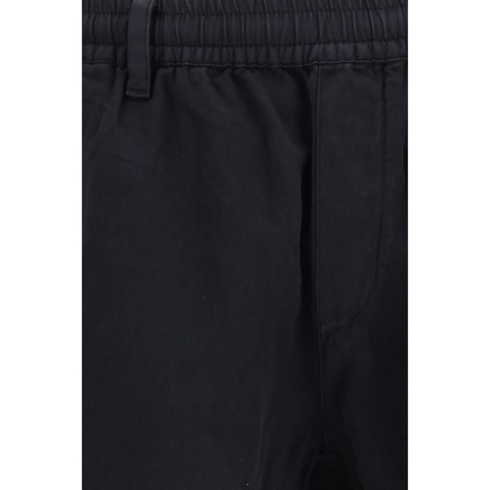 C.P. Company Black Cotton Cargo Pants | Regal Royce