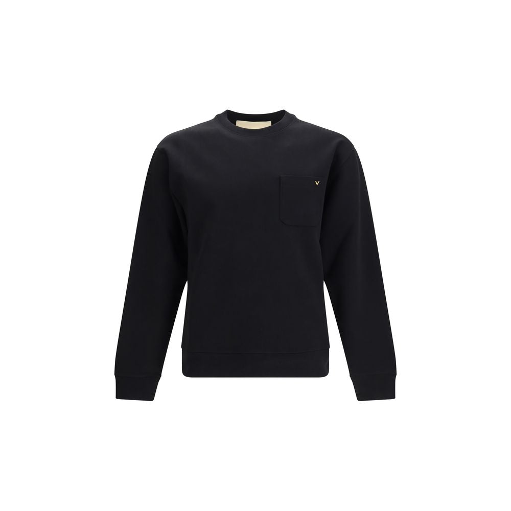 Valentino Black Cotton Sweatshirt | Regal Royce