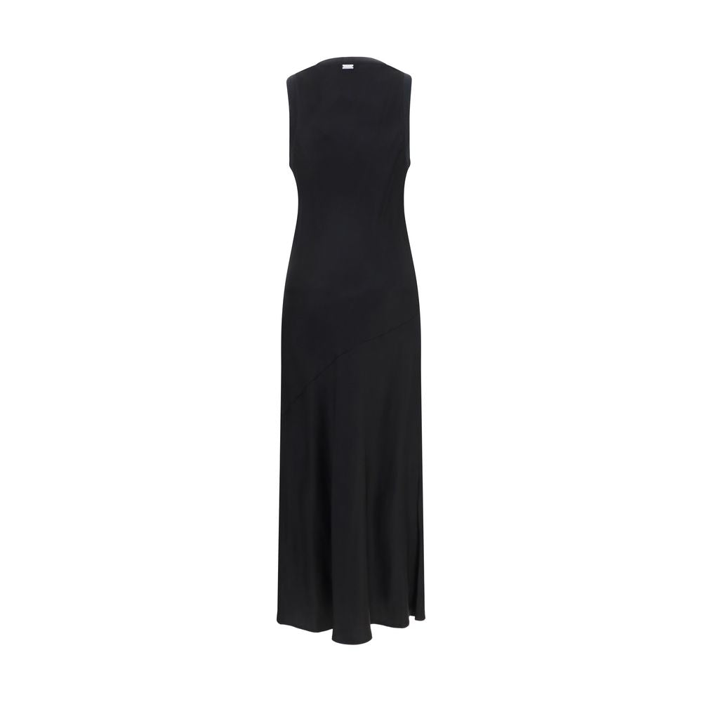 Ami Paris Black Viscose Casual Dress | Regal Royce