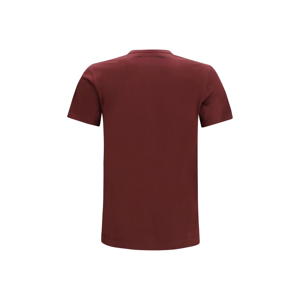 Comme Des Garçons Bordeaux Cotton T-Shirt | Regal Royce