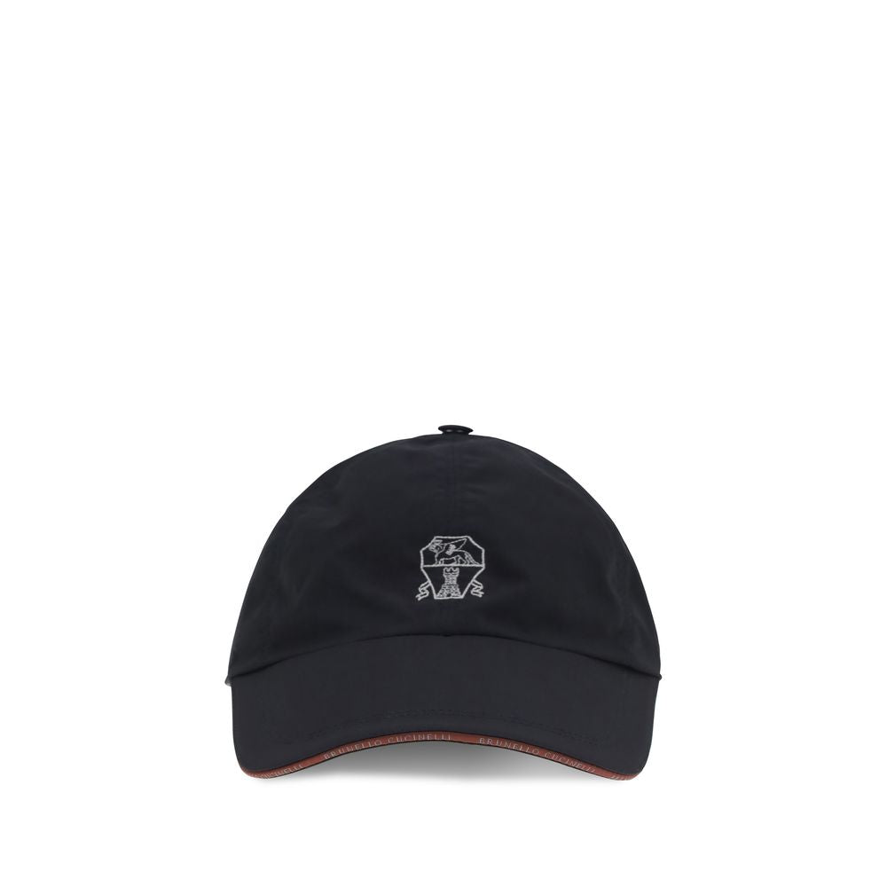 Brunello Cucinelli Blue Cotton Cap (Baseball Hat) | Regal Royce