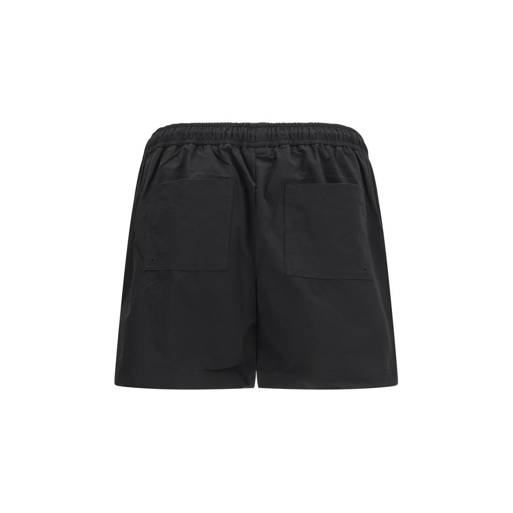Represent Black Polyester Shorts | Regal Royce