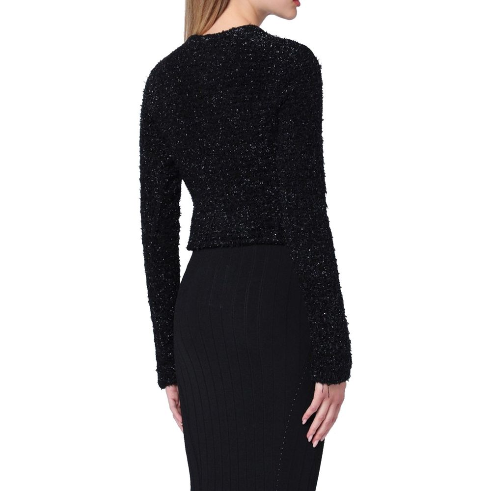 Balenciaga Black Cotton Cardigan | Regal Royce