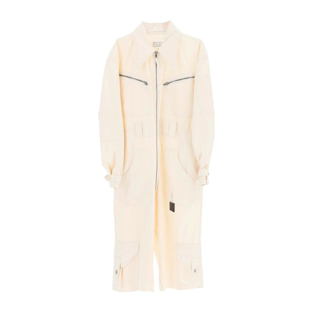 Maison Margiela White Cotton Jumpsuit | Regal Royce